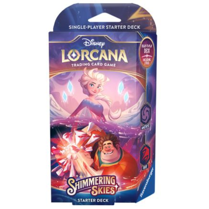 Disney Lorcana Shimmering Skies Starter Deck Amethyst & Ruby UK