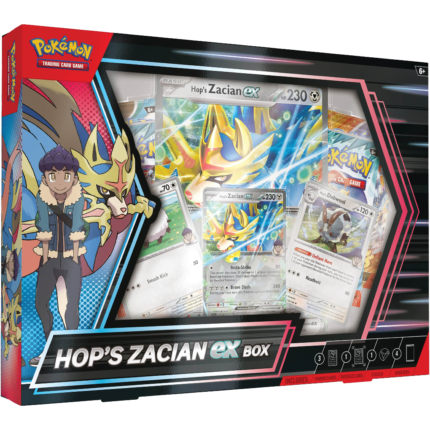 Pokémon Hop's Zacian ex Box UK